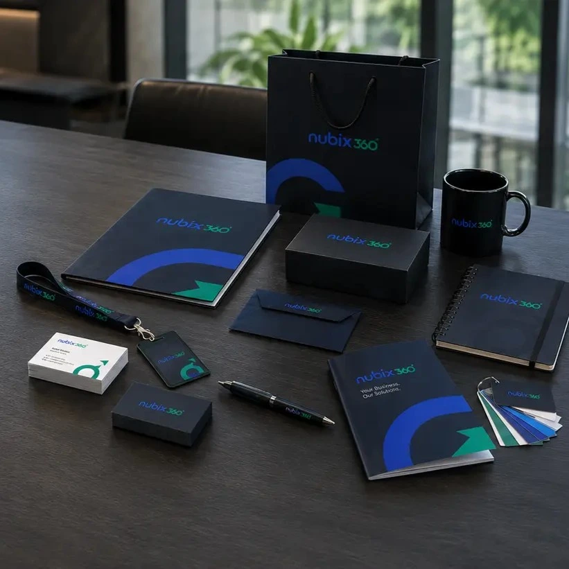 Branding System portfolio project by Nubix 360