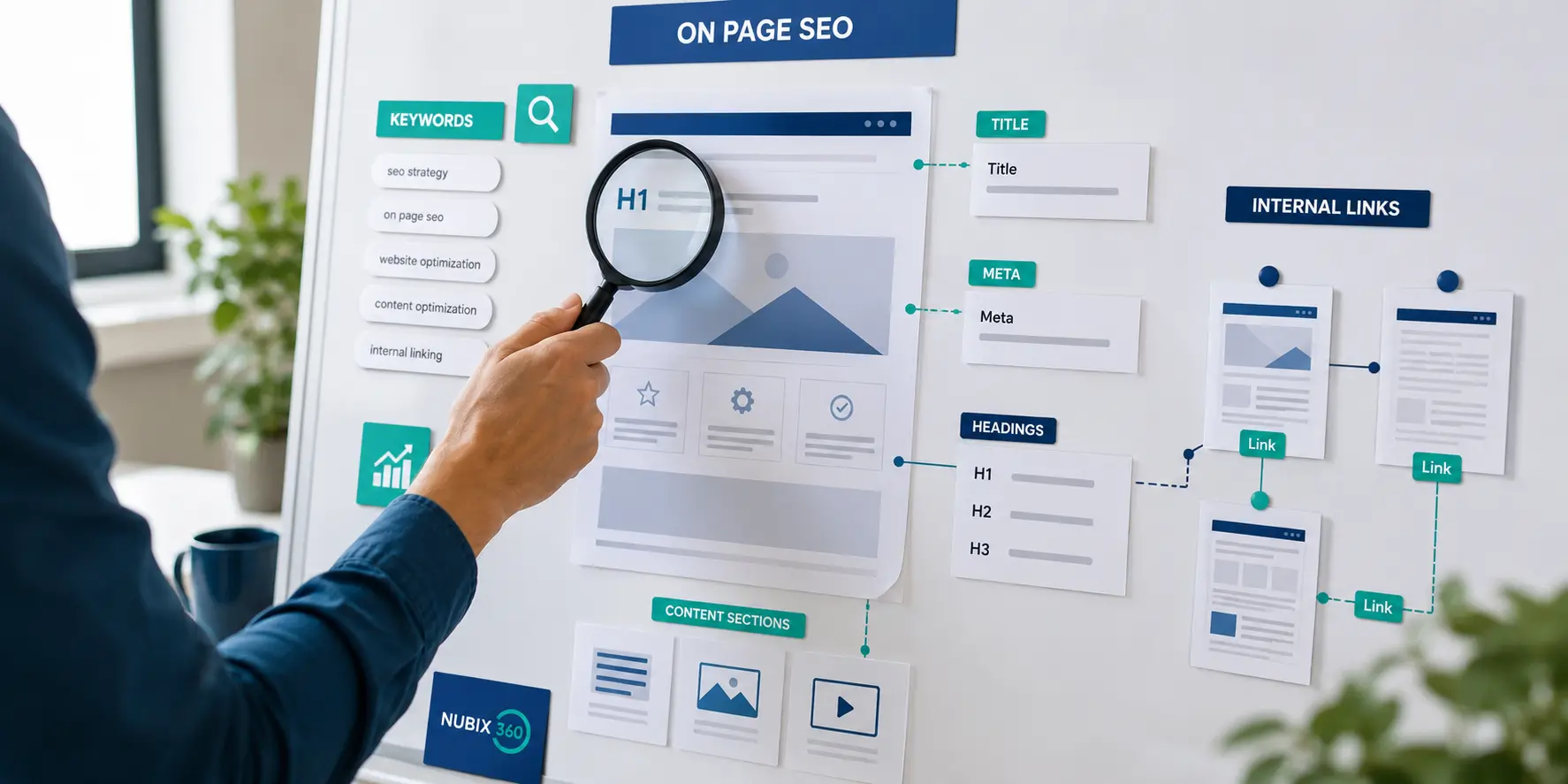 On page SEO services by Nubix 360