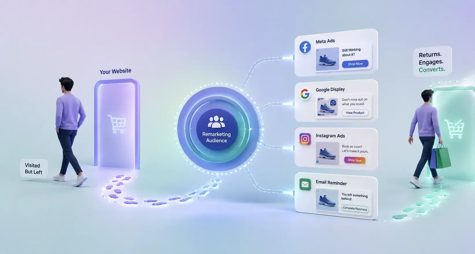 Remarketing campaigns by Nubix 360